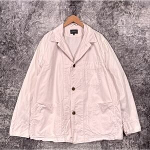 OSKA Chore Jacket 6 Womens Putty White Cotton Twill Plus Size